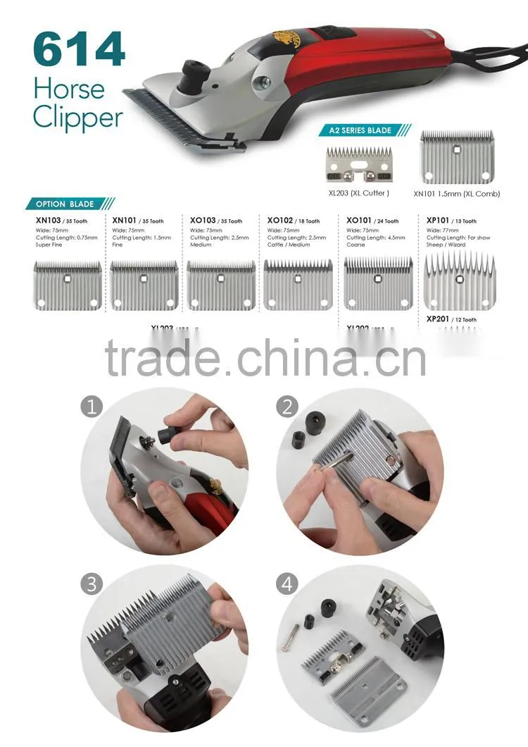 Professional Electric Cattle Horse Clipper and Power Bank