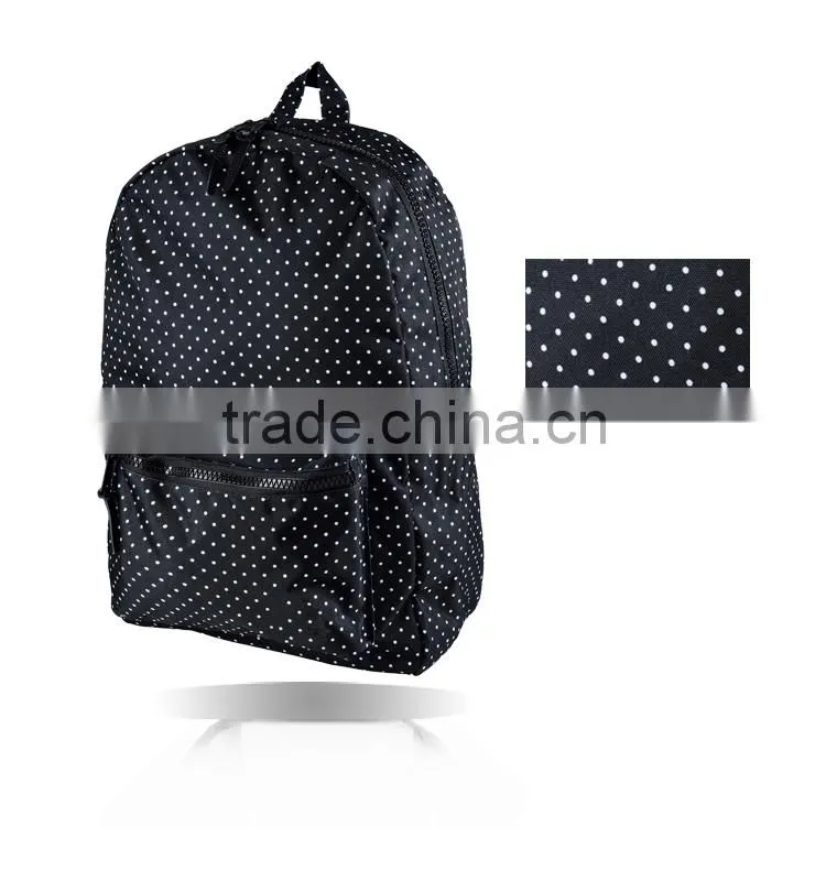 high quality small quantity order design your logo high school backpack