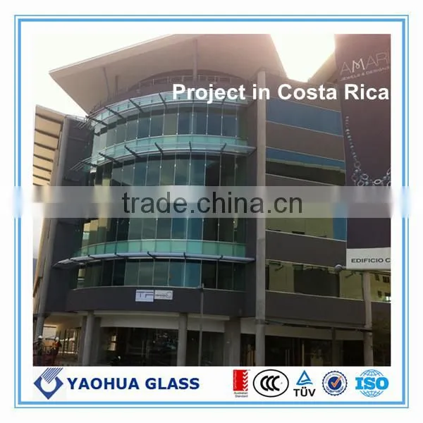 bulletproof glass double glass tempered laminated glass price