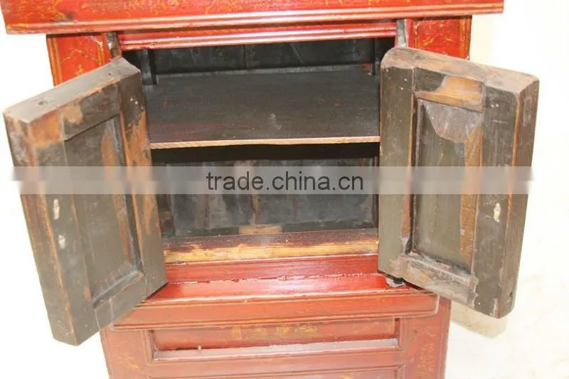 Chiese Antique Golden Painting Bedside