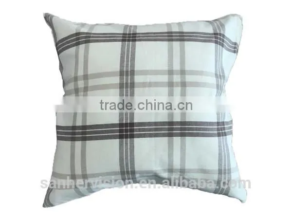 Poly/Cotton Checker Chair Cushion Cover