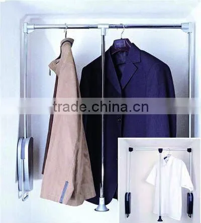 Up-down clothes rack