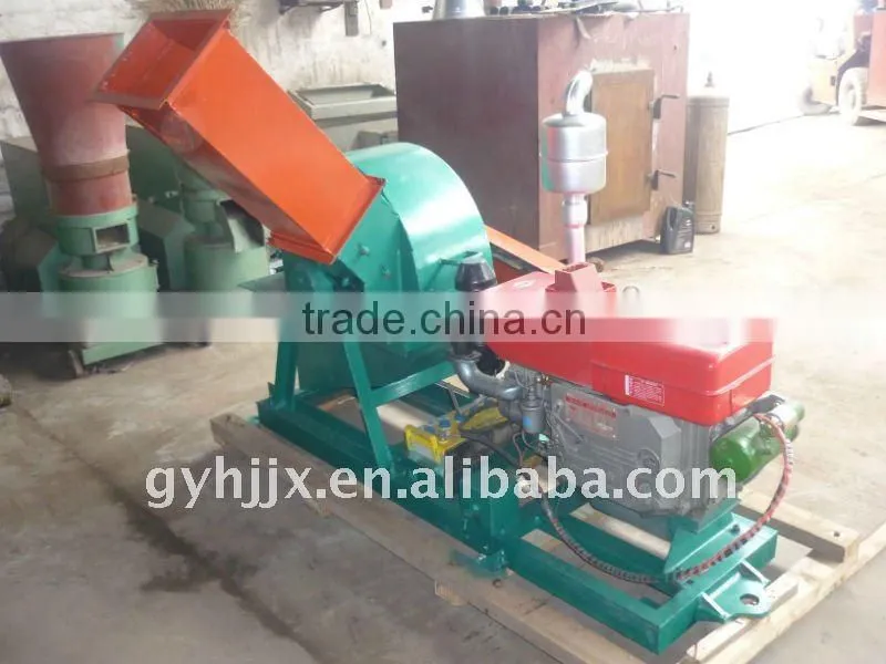 Wood Chiper by Hongji CE CERTIFICATION with diesel engine