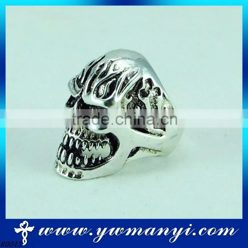 The most popular jewellery in karachi punk skull ring jewelry R43
