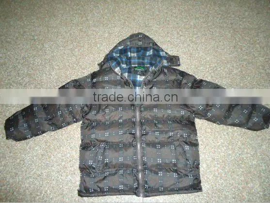 2013 news mens fashion nylon jackets with polar fleece lining