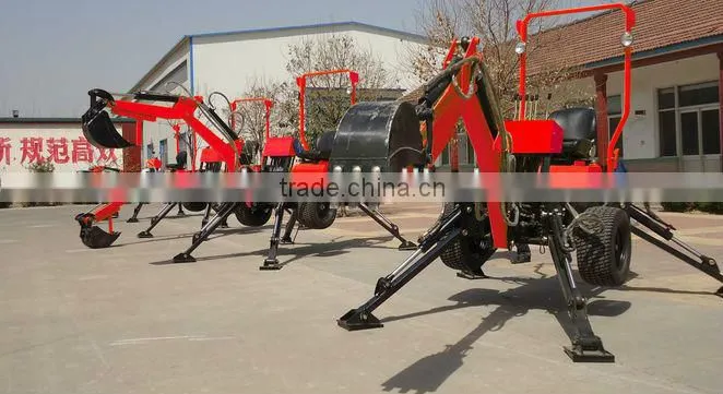 The China largest manufacturer for small backhoe with wheel