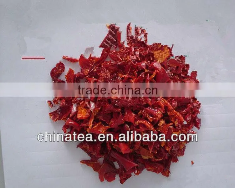 red bell pepper granules dehydrated
