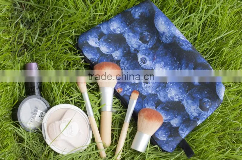 meow cat cosmetic bag 3d print cosmetic bag high quality wholesale travel makeup cases with zippers pouch purses wallets