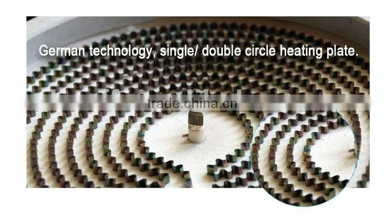 Mini multi-touch controll stove glass heater hot plate heater stainless steel handle