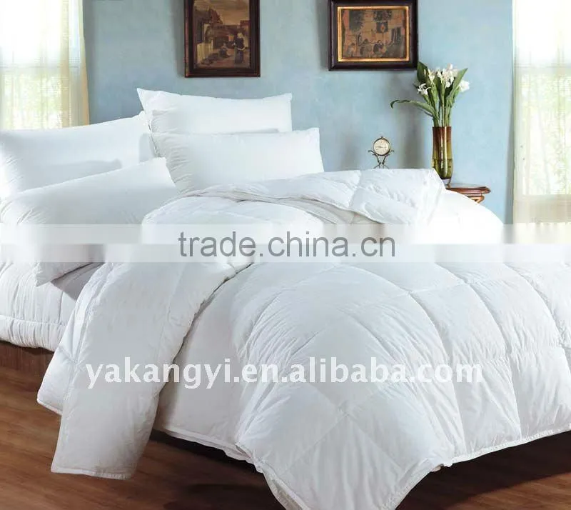 China Duck Down And Feather Quilt Golden Supplier For Hotel YKY394