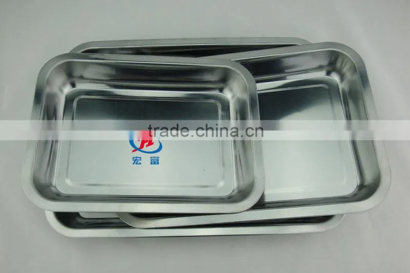 products made in china metal magnetic square serving plates
