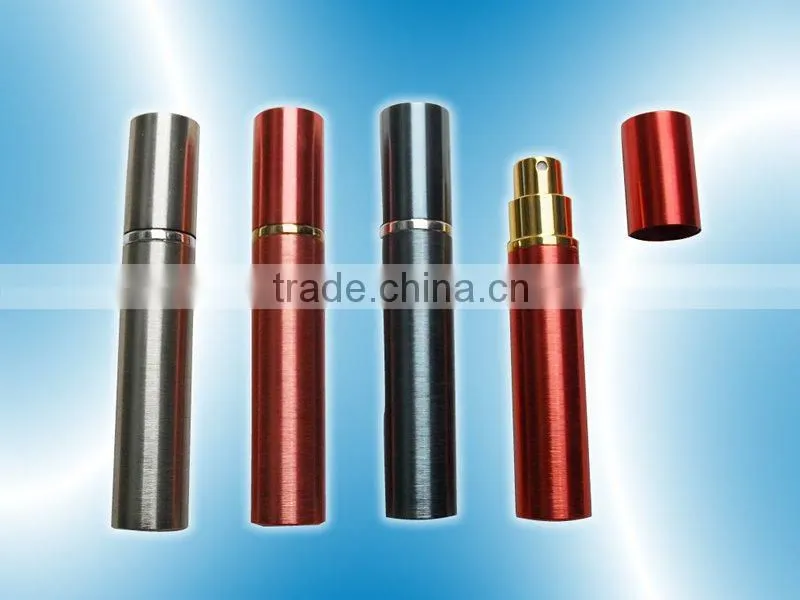 5,8ML bottle perfume atomizer/small aluminum perfume atomizer