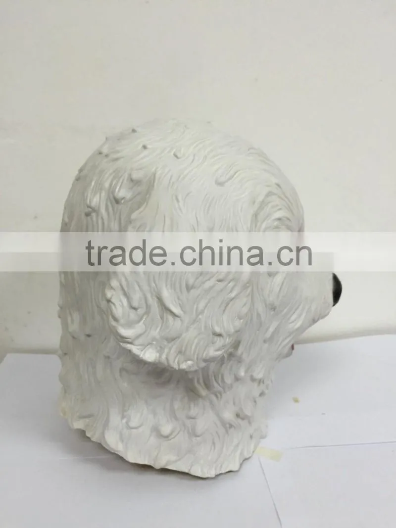 Halloween Party Cosplay Tactic dog Latex rubber Mask Costume dress Carnival costume