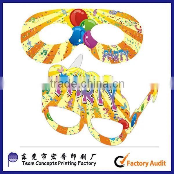 Holiday Wholesale Shiny Paper Party Mask