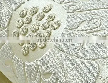 breathable flower design non woven home wallpaper deco