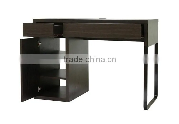Stylish space-saving furniture black writing desk