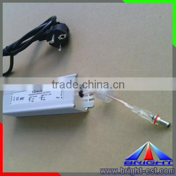 CE UL TUV SAA with Plug ,DC Connector in 60w IP67 Waterproof LED Transformer