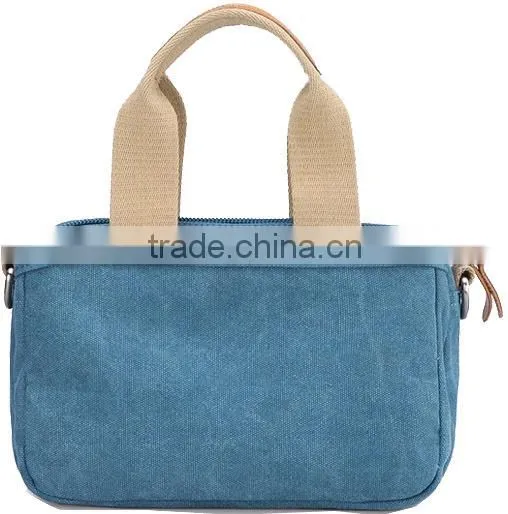 2015 new product canvas ladies handbag manufacturers