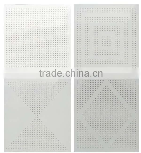 300x1200mm decorative acoustic ceiling tiles for home decoration and classroom