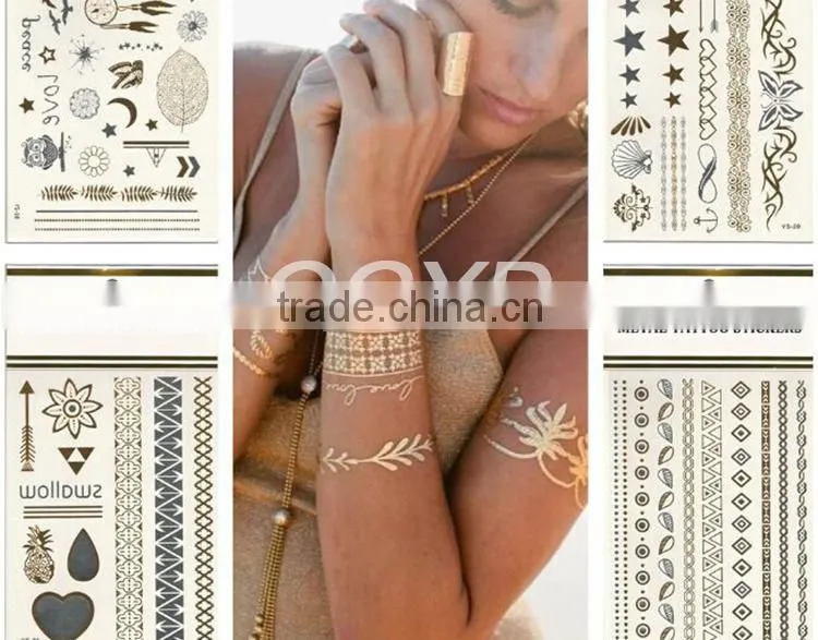 Beauty water transfer customized henna tattoo kit