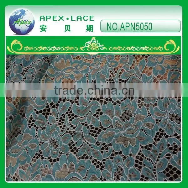 hot!2015 fancy cotton nylon lace APN5050
