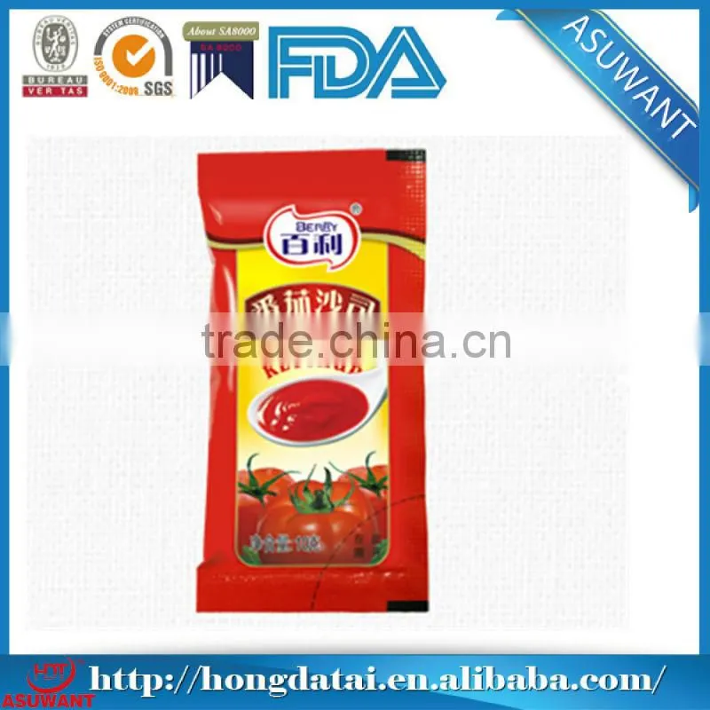 Aluminum foil food grade Tomato sauce package bag