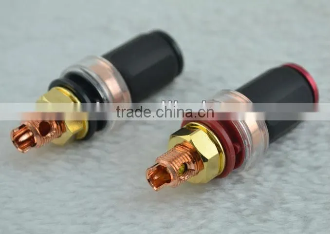 Acrolink Red copper short binding post