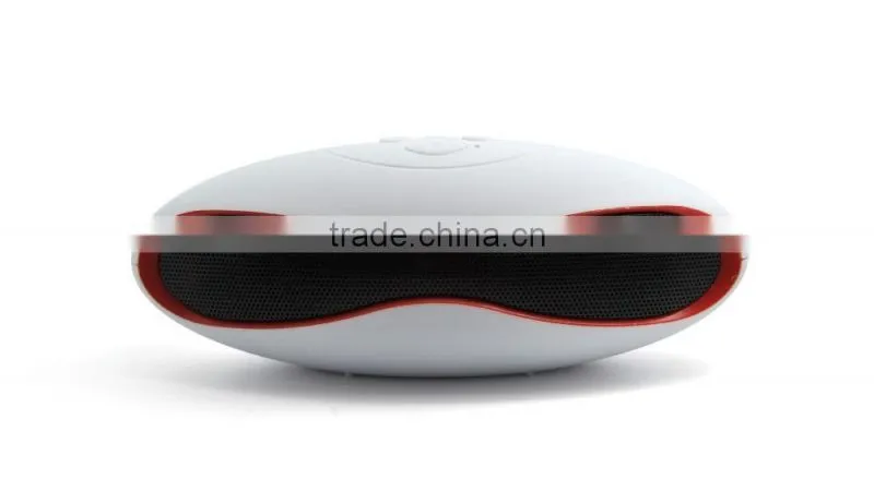 Mini Rugby bluetooth speaker, hot selling rugby football mini speaker for promotion gift with hands free call/TF card function