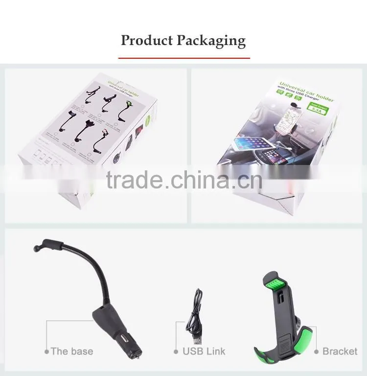 2016 New Coming Universal Adjustable Car Mount Holder for Mobile Phone/iPhone/GPS