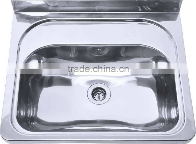 Wallmounted washbasin stainless steel bathroom sink