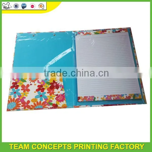 Custom coloring clipboard with notepad