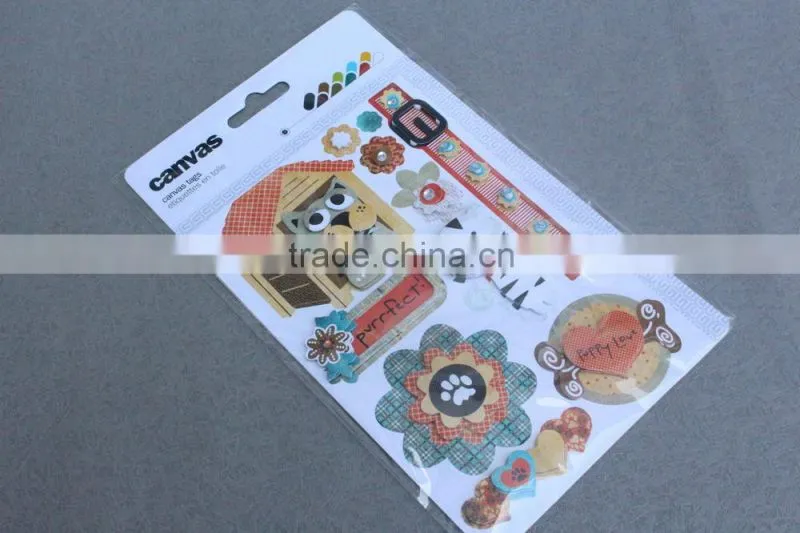 3D Triple Layer Felt Easter Stickers