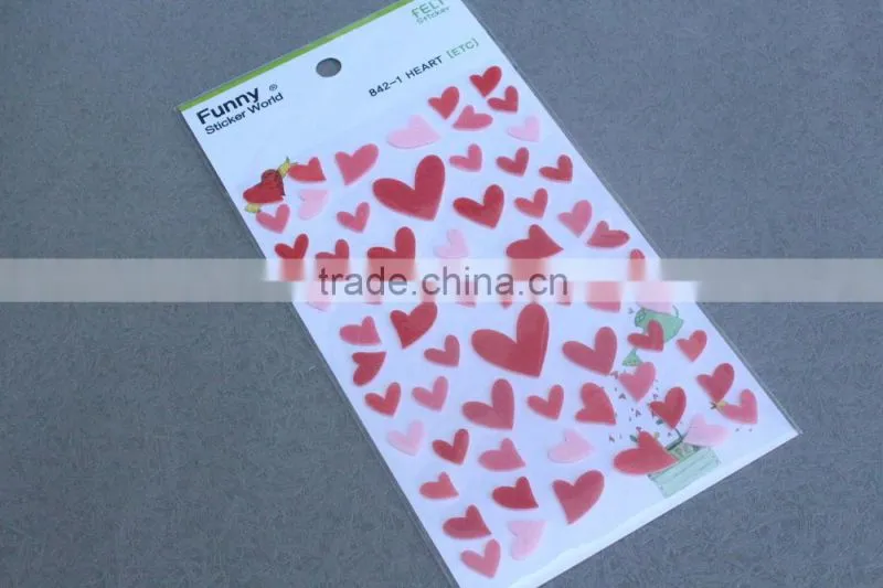 2015 3d decorative roon flower stickers
