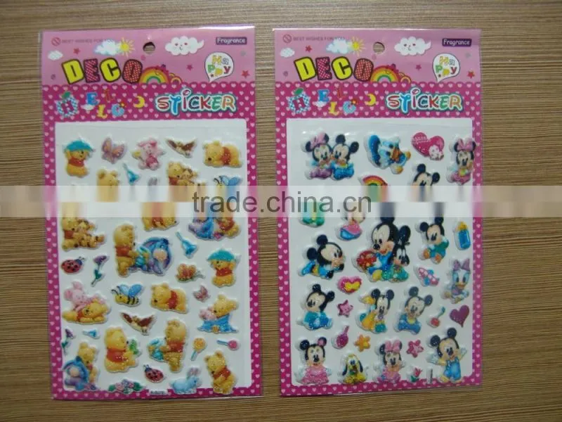 DIY product puffy sticker,3D puffy sticker,home decoration puffy sticker