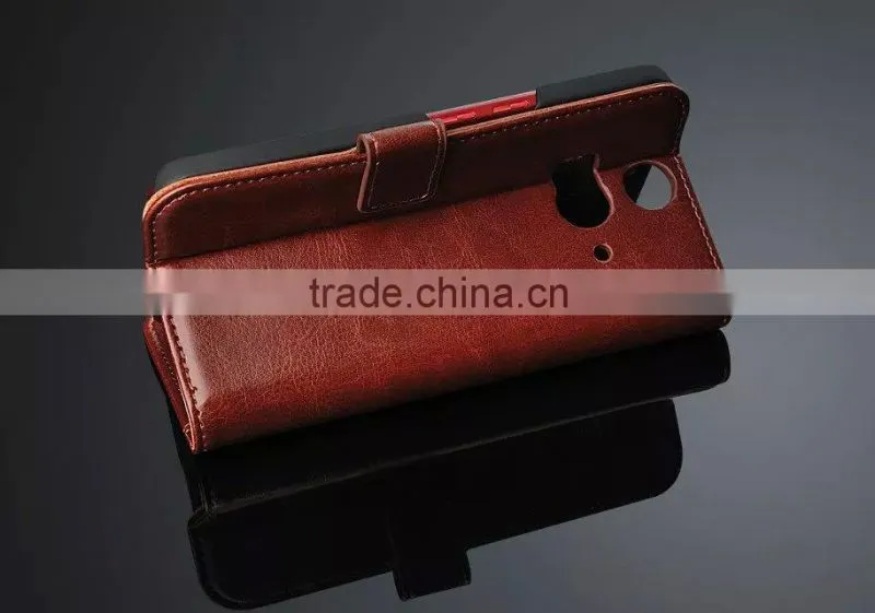 Wholesale Luxury Leather Cell Phone Case With Card Slot For HTC Butterfly 2