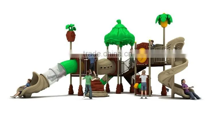 Plastic slide for kids play equipment
