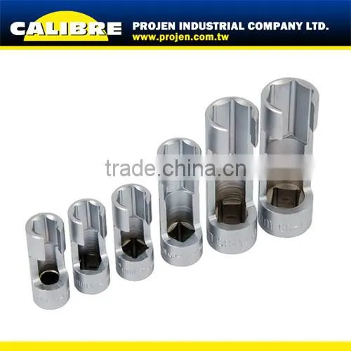 CALIBRE 7pc 3/8" Special Slotted socket set Difficult Access Socket Set