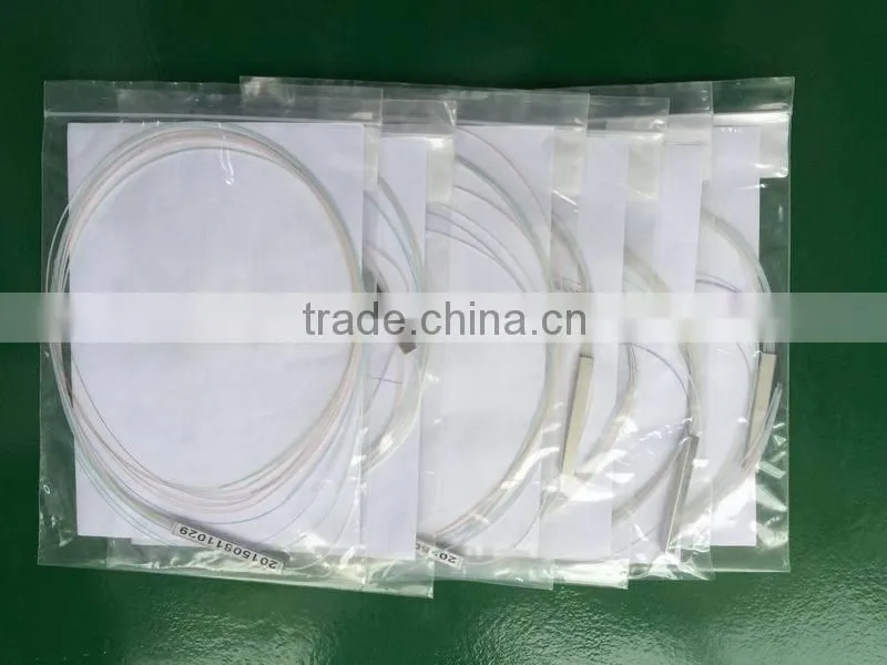 China factory Mini type 0.9mm 1M fanout SC PC 1x8 optical fiber splitter