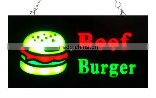 Custom Waterproof Beef Burger Led Neon Signs