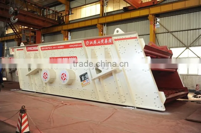Three deck vibrating screen