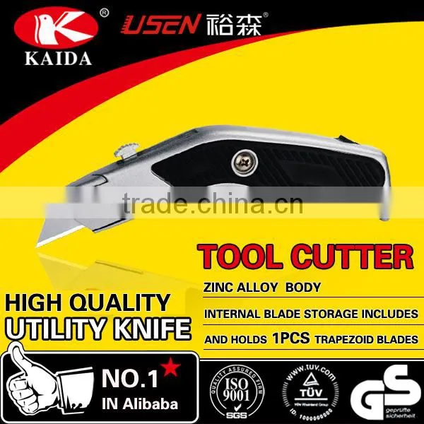 tool cutter Trapezoid blade Zinc alloy Retractable safety knife carpet cutter