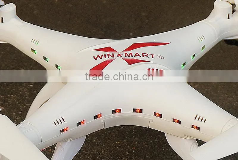 2.4G 4ch 6 axis rc airplane drone quadcopter with led light factory price
