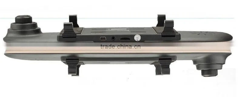 5.0 Inch double recording Vehicle Blackbox DVR WIith manual mini hidden camera