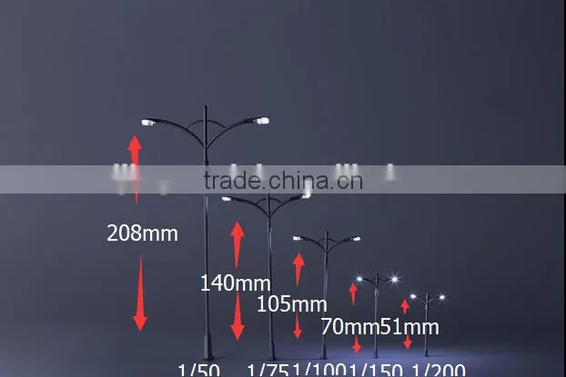 model light, building model materials, cooper light , scale cooper light, silvery light, LEDlight, architectural model materials