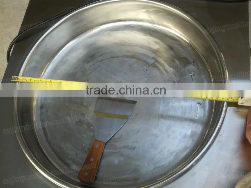 GL-F700 Best Quality Flat Pan Fry Ice Cream Machine