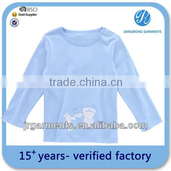 Bulk Cheap Boy Blank Long sleeve t shirts Kid's Long t shirts in Spring