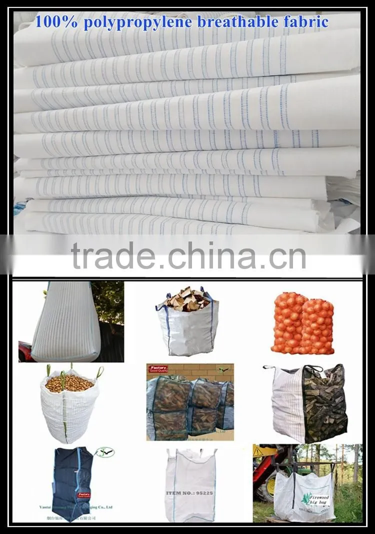 China Shandong high quality pp woven mesh ventilated breathable FIBC bulk big bag for potato