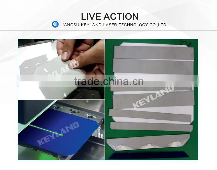 Keyland Solar Cell Fiber Laser Scribing Cutting Machine