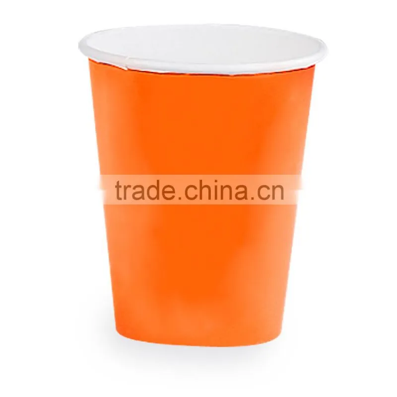 9OZ disposable paper cup, pink coffee paper cup