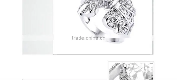 Wholesale jewelry gemstone 925 sterling silver China CZ ring